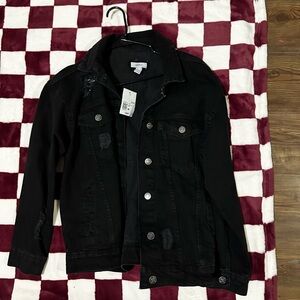 Forever 21 Black Jean Jacket